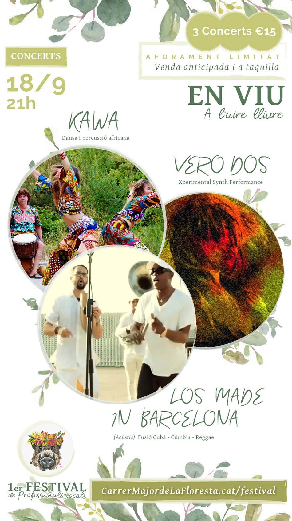 Venta de entradas para los conciertos del 1er Festival de Professionals Locals Venta de entradas para los conciertos del 1er Festival de Professionals Locals